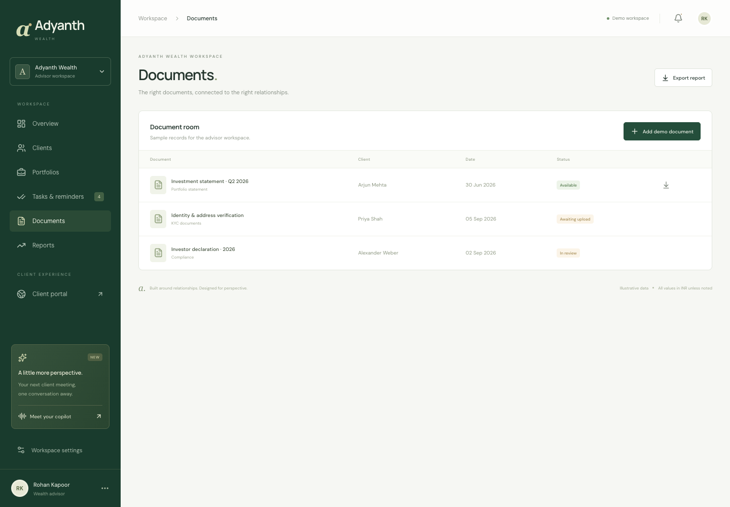 05 / DOCUMENT MANAGEMENT: A document room with context.